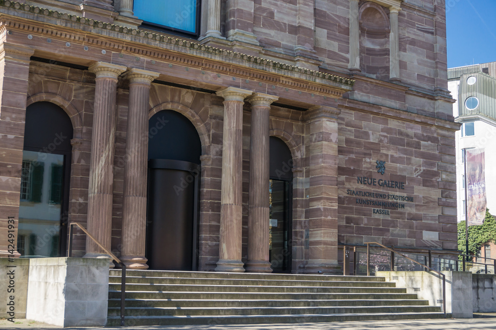 Obraz premium Neue Galerie Museum in Kassel, Deutschland