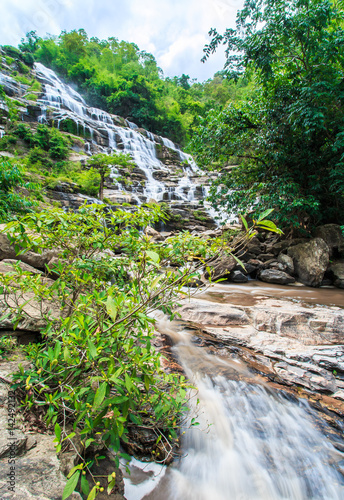 Mae Ya waterfall in Chiangmai province of Thailand
