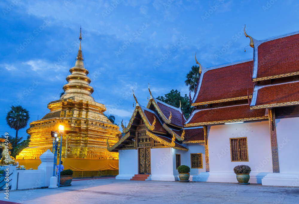Wat Phra Sri Chomtong or Wat Phra That Chom Thong in Chiangmai province of Thailand