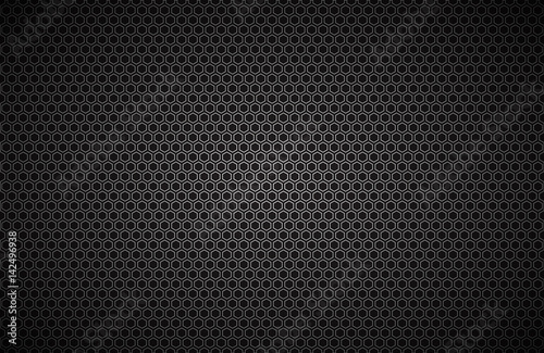 Geometric polygons background, abstract black metallic wallpaper, vector illustration