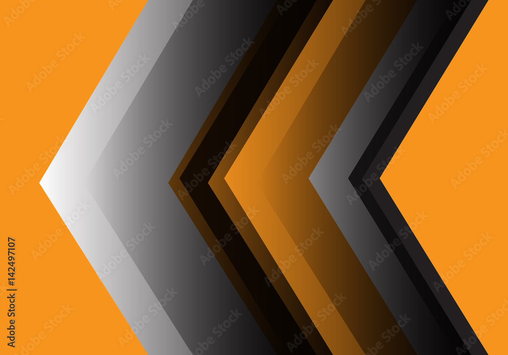 Abstract yellow gray arrow design modern background vector illustration. Abstract yellow gray arrow design modern background vector illustration.