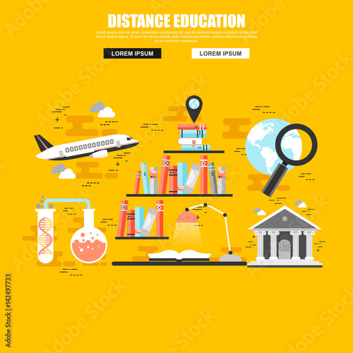 Flat concept online education