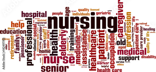 Nursing word cloud