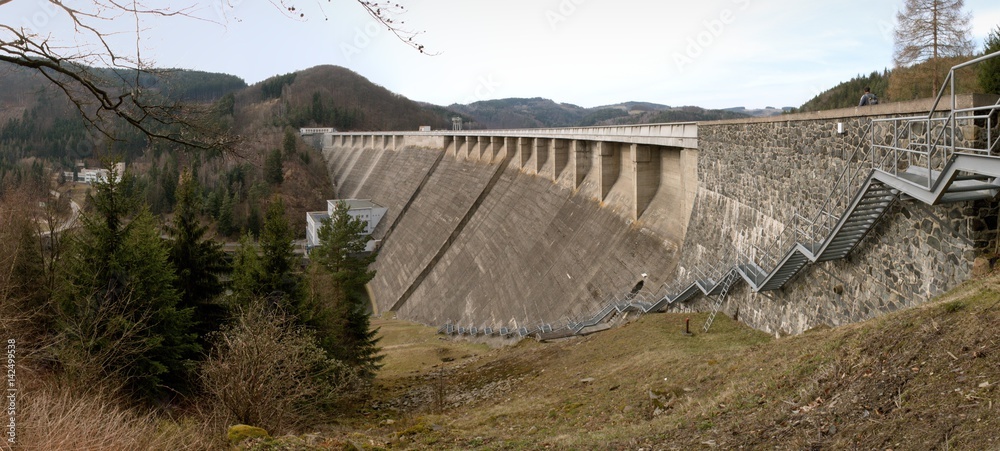 dam of Virska prehrada - water reservoir