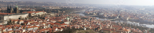 Panorama of Prague city