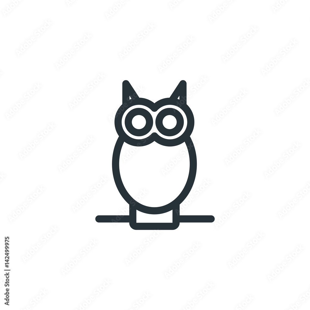 Owl vector icon Owl vector icon