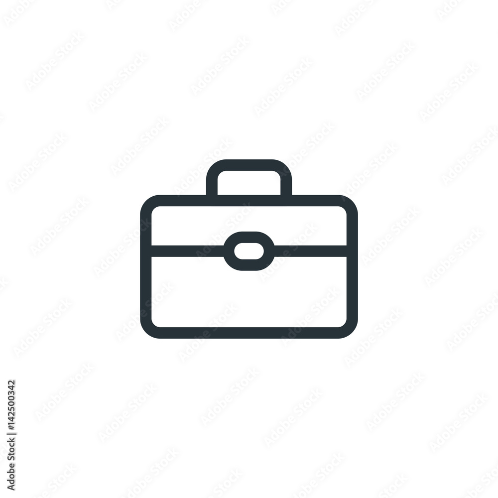 Briefcase vector icon Briefcase vector icon