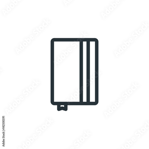 Notebook vector icon