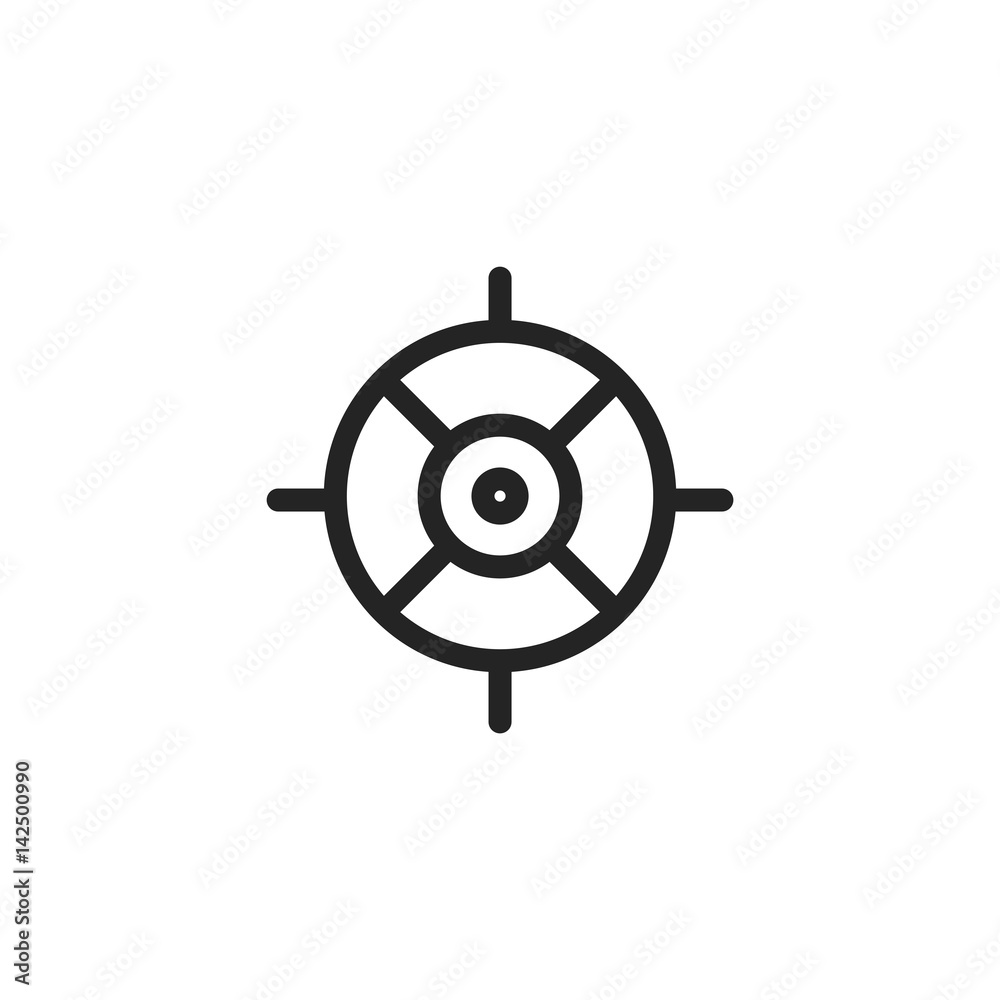 Target vector icon