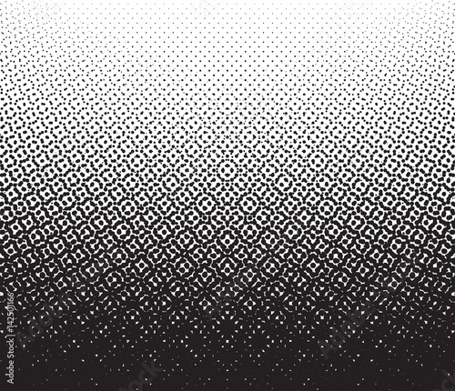 Black and white halftone background template