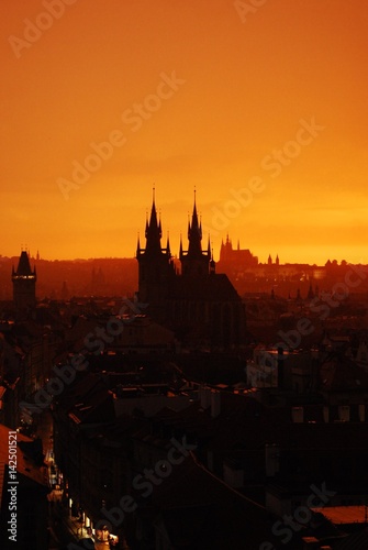 prague sunset view © Adam C