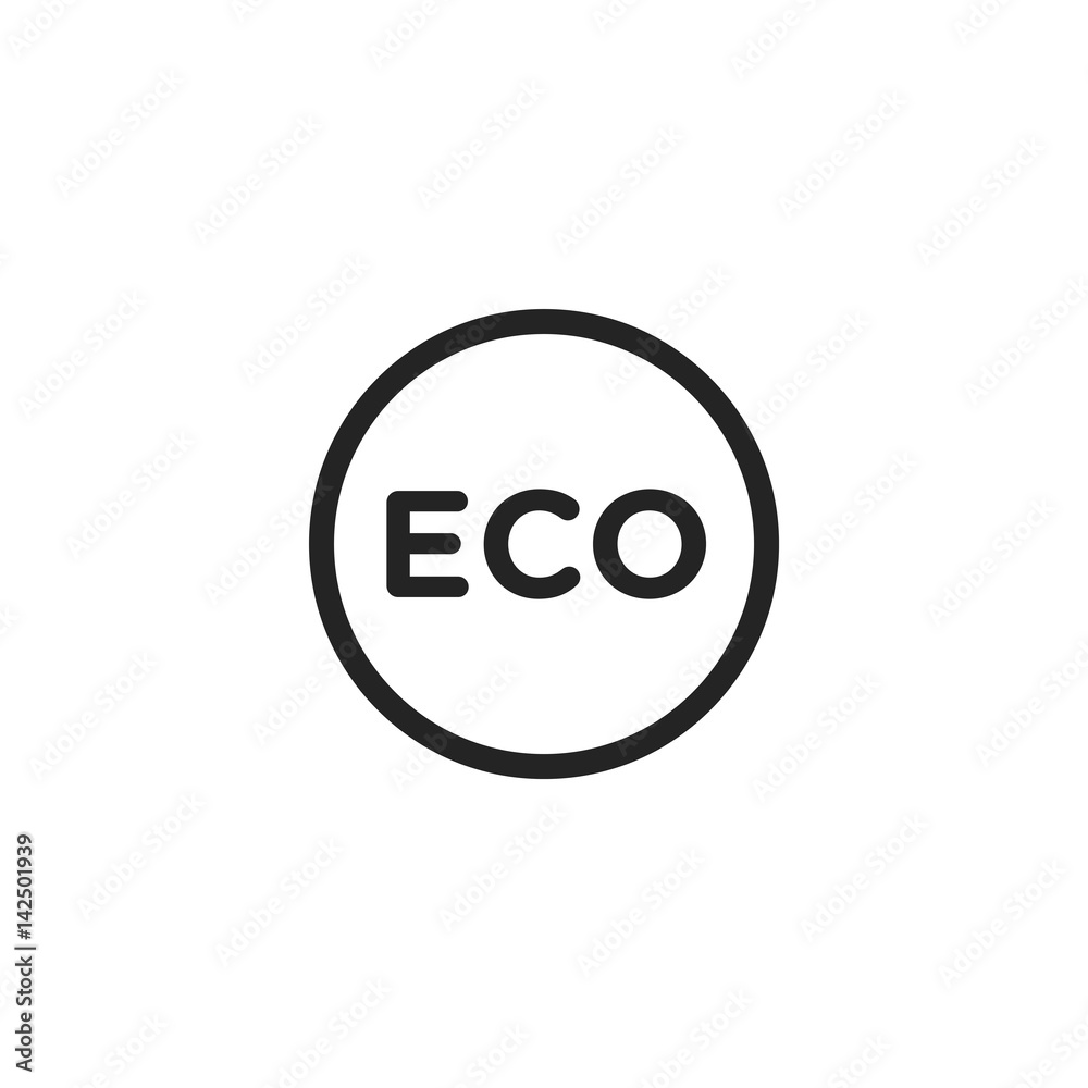 Ecology vector icon, eco symbol. Modern, simple flat vector illustration for web site or mobile app Ecology vector icon, eco symbol. Modern, simple flat vector illustration for web site or mobile app