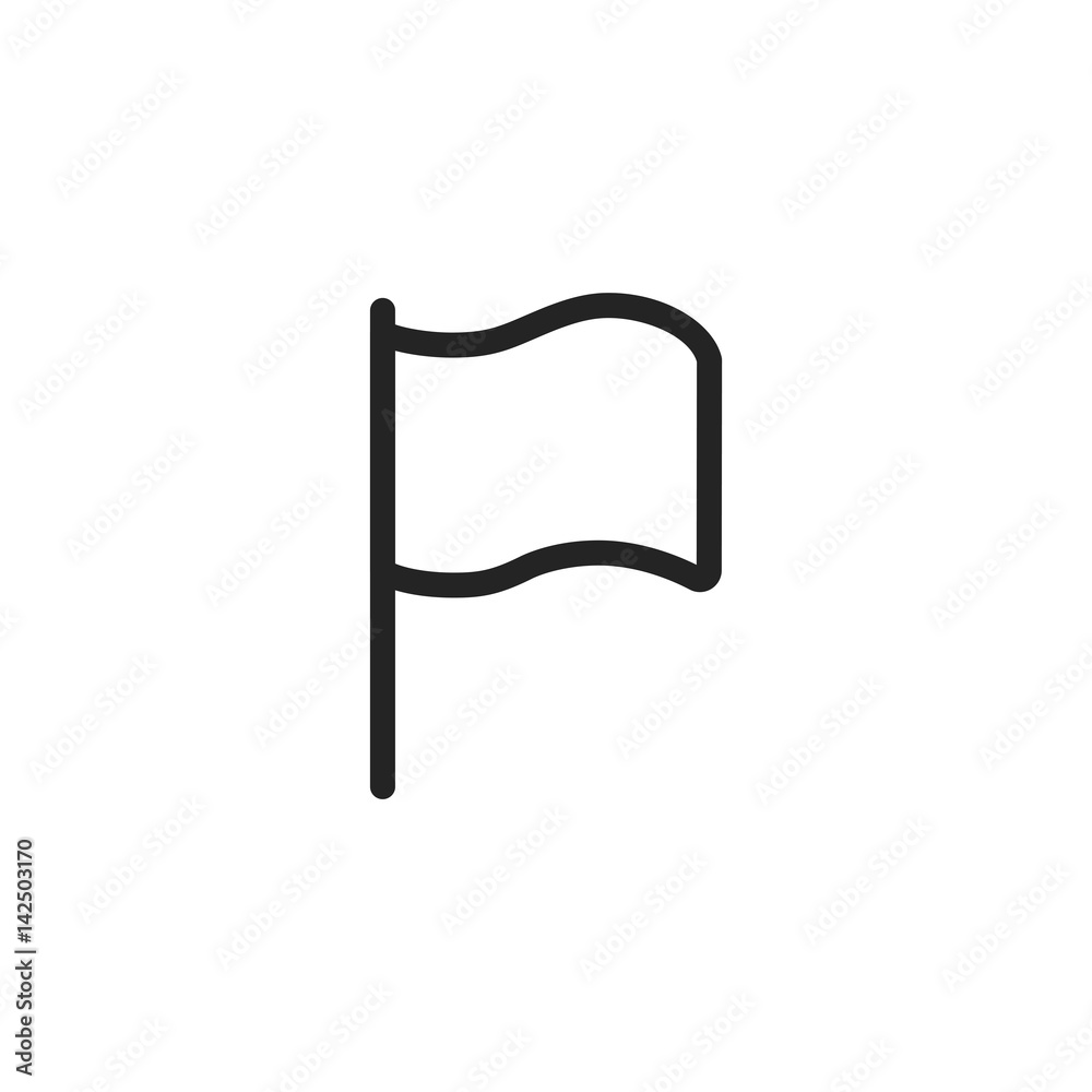 Flag vector icon, republic symbol. Modern, simple flat vector illustration for web site or mobile app Flag vector icon, republic symbol. Modern, simple flat vector illustration for web site or mobile app