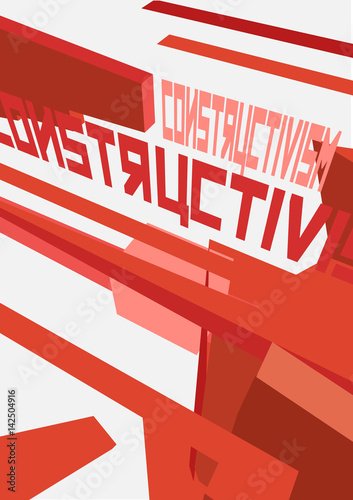propaganda poster with modern design