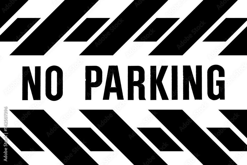 NO PARKING BANNER