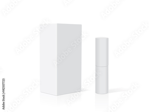 Lipstick for your design and logo. Easy to change colors. Mock Up. Vector EPS10