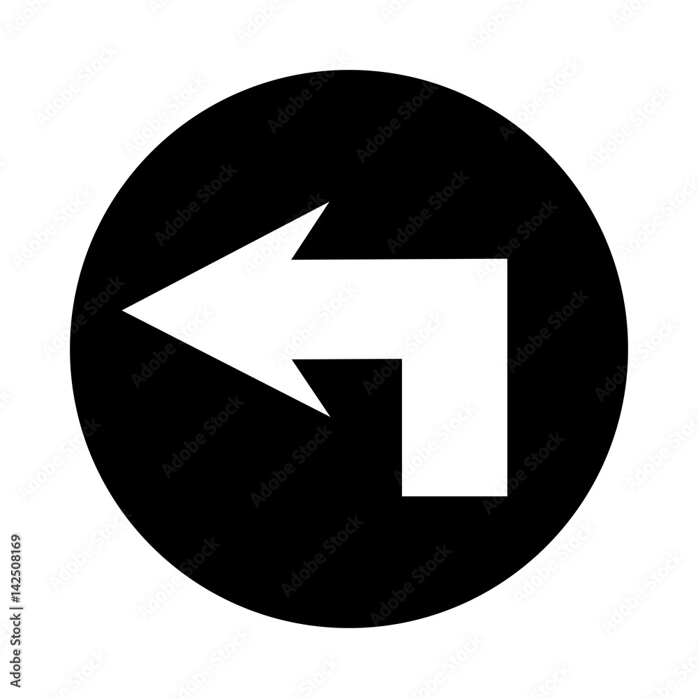 left arrow isolated icon vector illustration design left arrow isolated icon vector illustration design