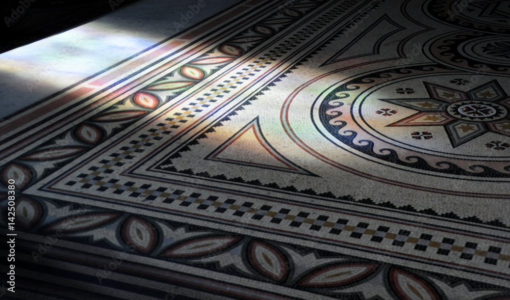 Mosaikfußboden in der Cathédrale de la Major