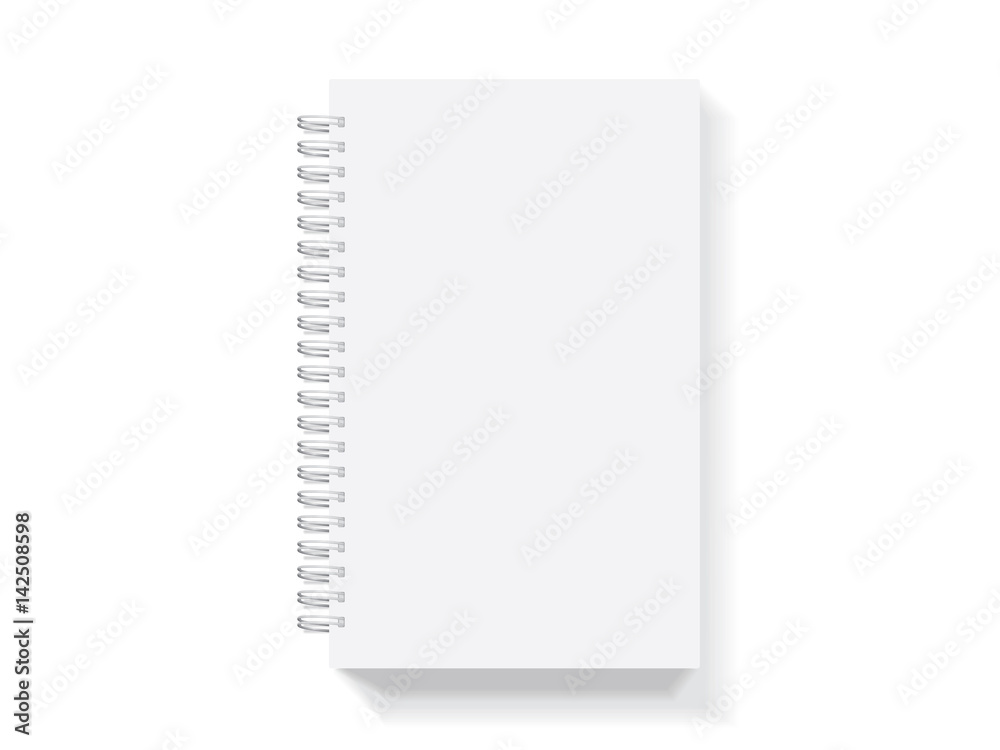 Notebook for your design and logo. Mock up Notebook for your design and logo. Mock up