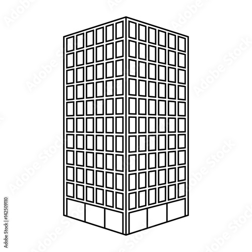 building icon on white background