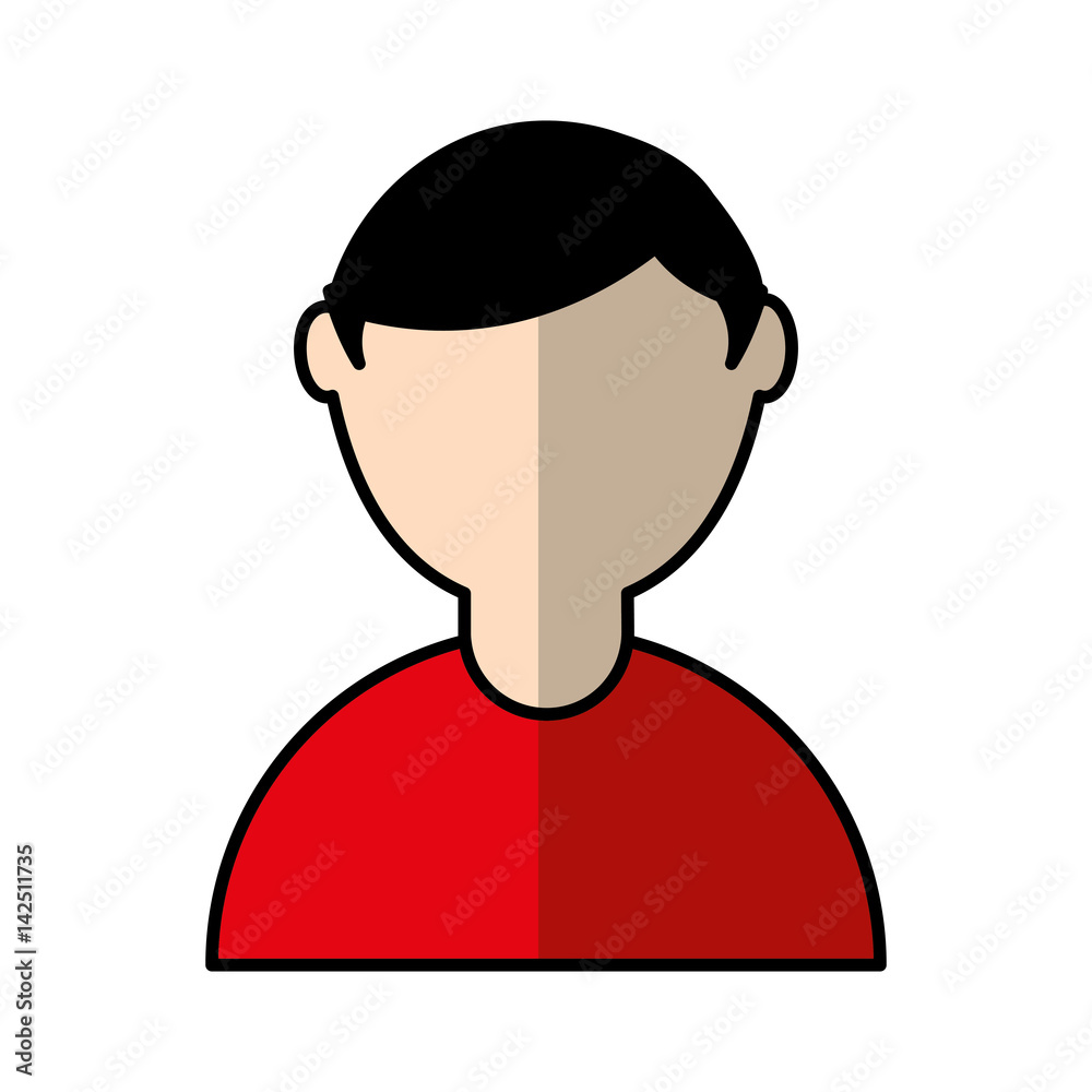 man avatar character icon vector illustration design