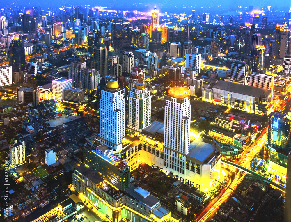 Fototapeta premium Bangkok overview