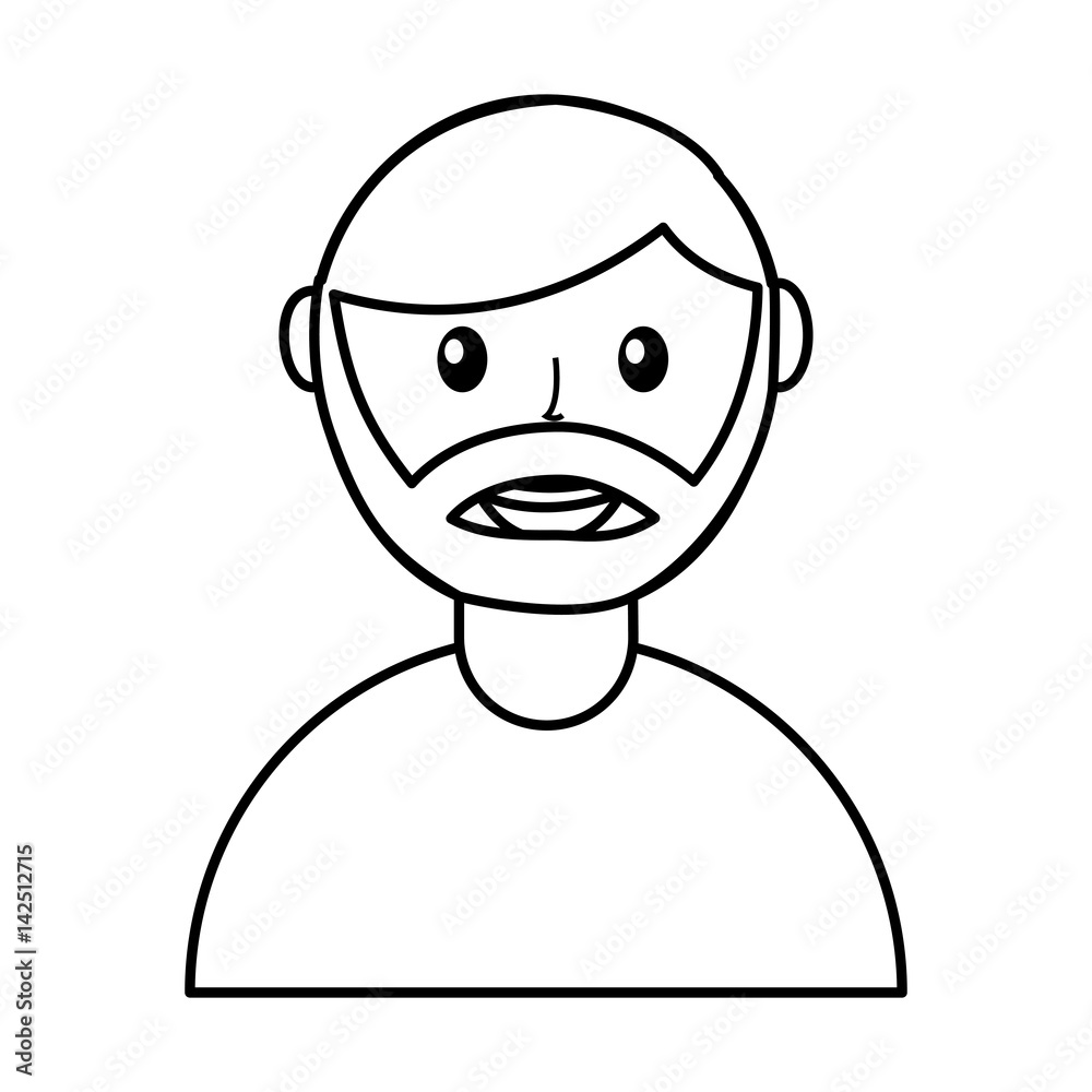 man avatar character icon vector illustration design man avatar character icon vector illustration design