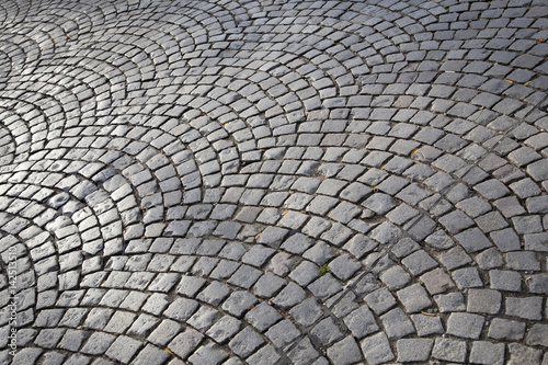 Obraz na płótnie Cobbled Street in Paris, France w salonie