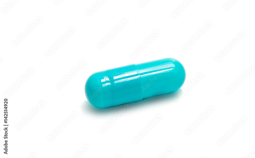 Medicinal capsules isolated Medicinal capsules isolated