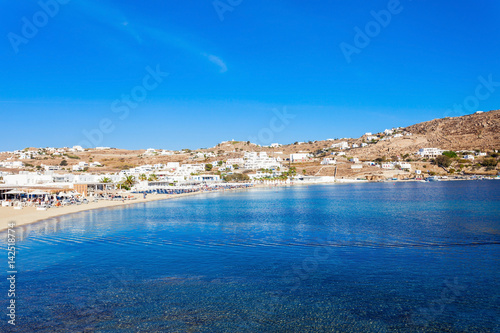 Mykonos island beach, Greece © saiko3p