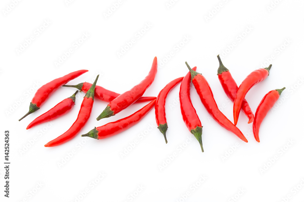 Chili pepper on the white background. Chili pepper on the white background.