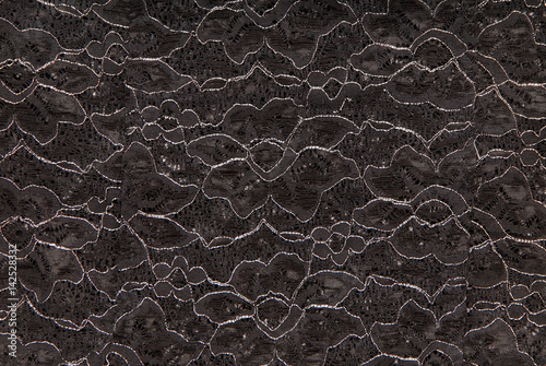 black guipure fabric