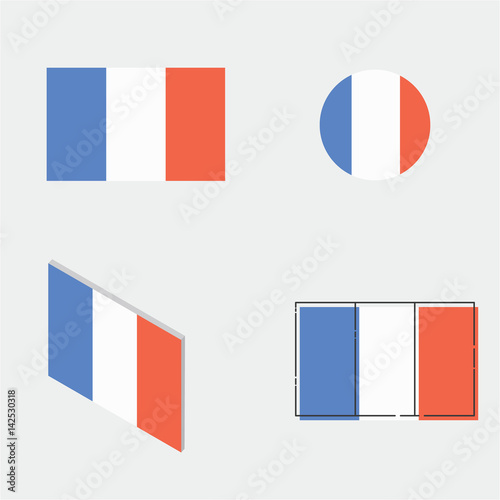 Free Download flag with flat design, circle design, isometric design and line design - GFXLoad