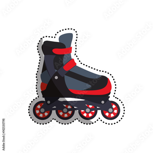 Wallpaper Mural Rollers and ice skates sport vector icon Torontodigital.ca