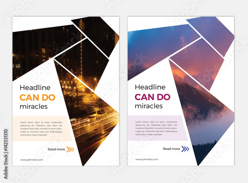 Brochure A4 cover template