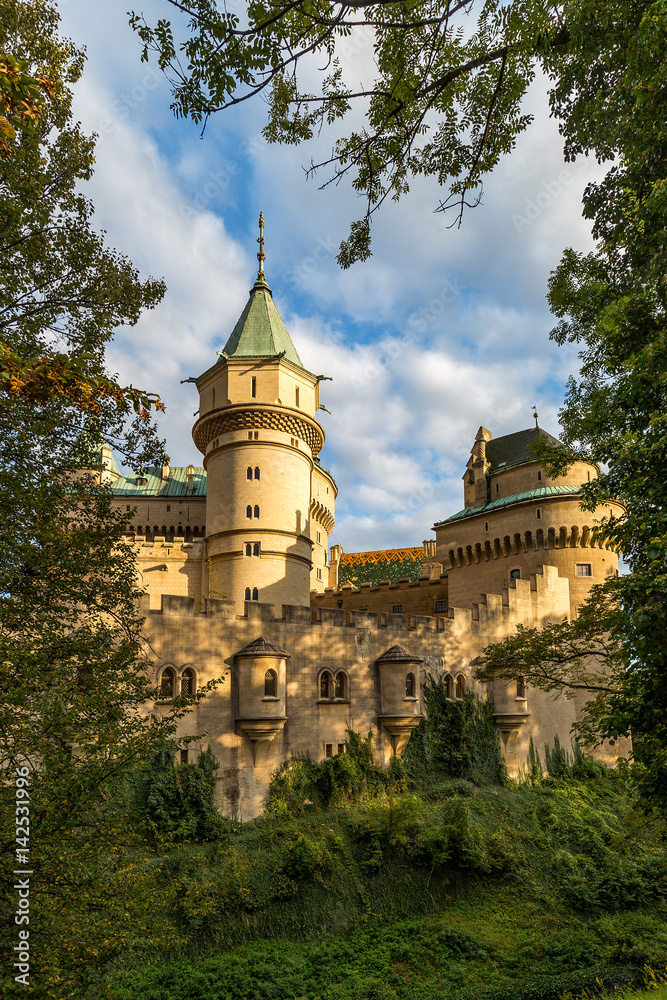 Medieval castle Bojnice, central Europe, Slovakia