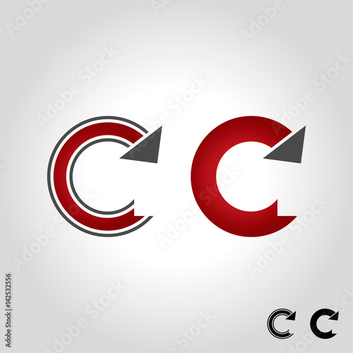 Free Download letter c logo, icon and symbol vector illustration - GFXLoad