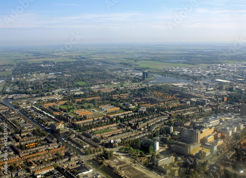 Luftbild Groningen, Niederlande
