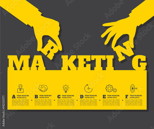 abstract idea background. business infographic can be used for your work, book cover, template, banner, vector/illustration.