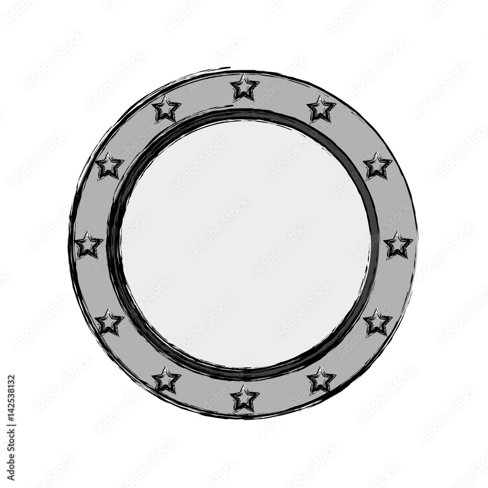 Empty stamp label icon vector ilustration graphic design Empty stamp label icon vector ilustration graphic design