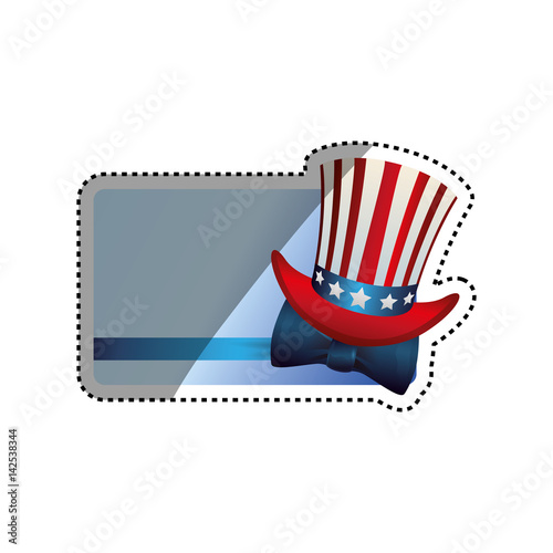 United states patriotic emblem icon vector ilustration graphic design photo