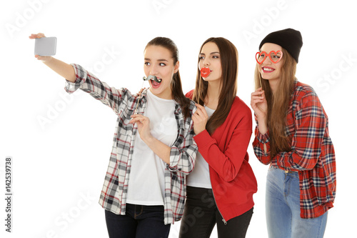 Beautiful young women with ...