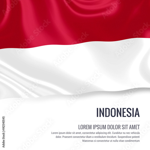Silky flag of Indonesia waving on an isolated white background with the white text area for your advert message. 3D rendering. Free Download Silky flag of Indonesia waving on an isolated white background with the white text area for your advert message. 3D rendering. - GFXLoad