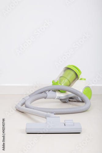 vacuum cleaner on floor