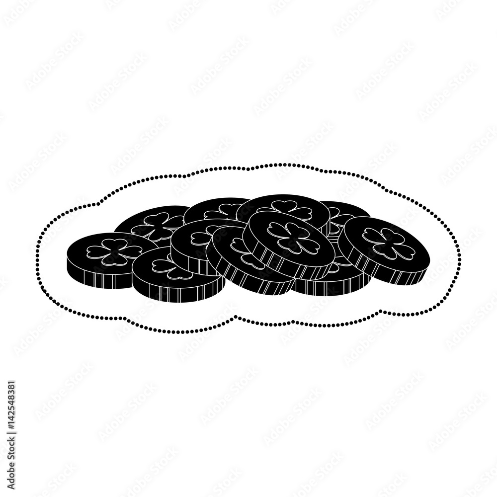 coins money isolated icon vector illustration design coins money isolated icon vector illustration design