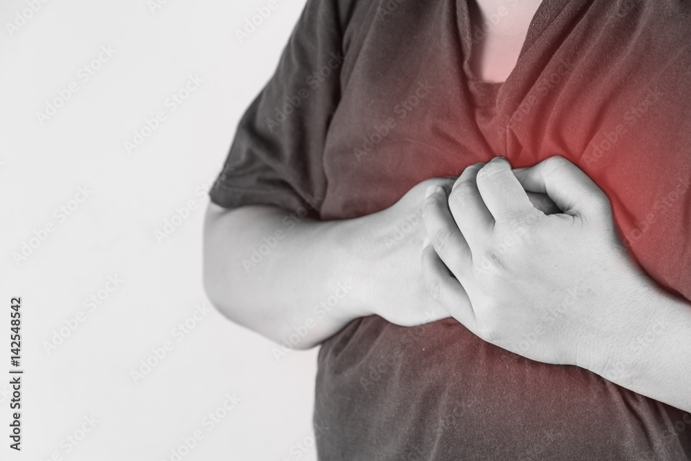 chest injury in humans .chest pain,joint pains people medical, mono tone highlight at chest chest injury in humans .chest pain,joint pains people medical, mono tone highlight at chest