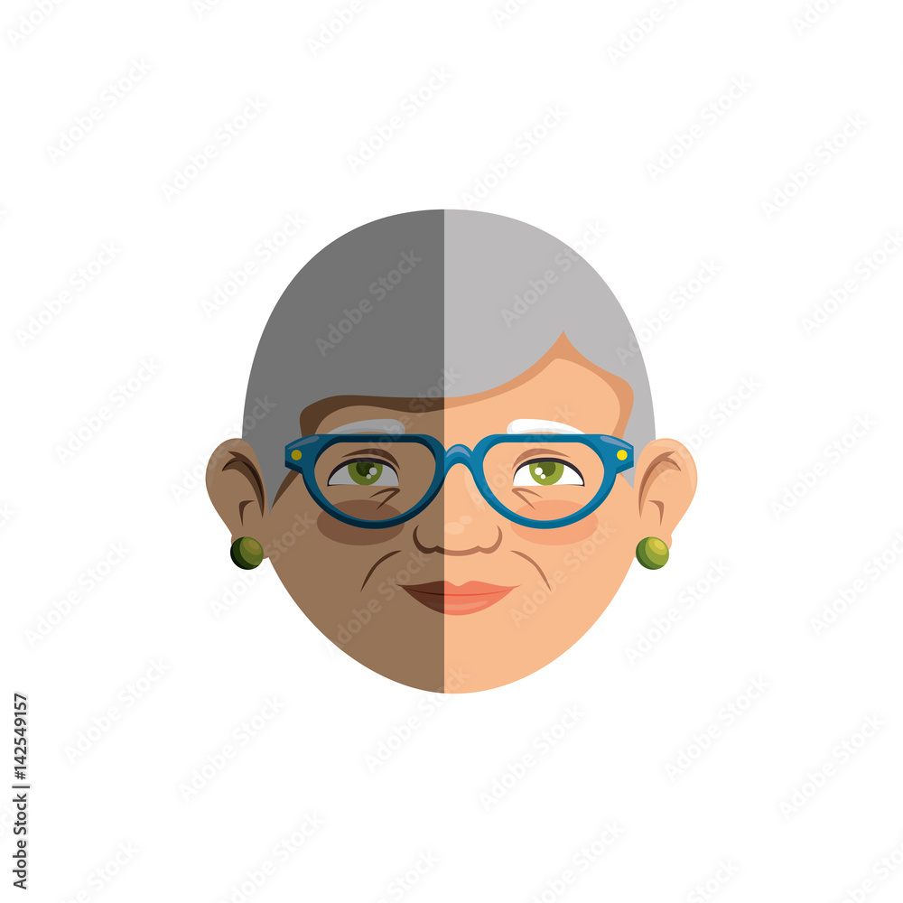 grandmother avatar character icon vector illustration design grandmother avatar character icon vector illustration design