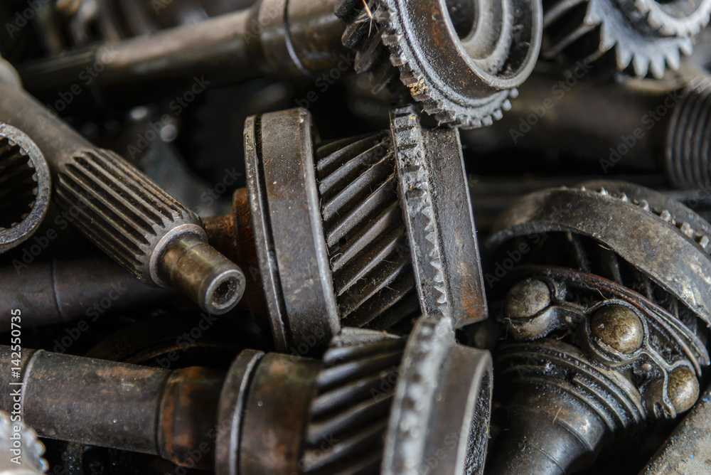 Old gears, plant machinery and equipment Old gears, plant machinery and equipment