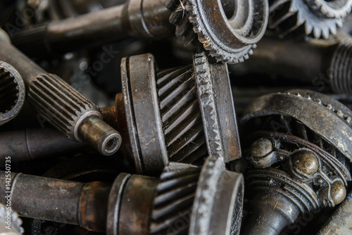 Old gears, plant machinery and equipment