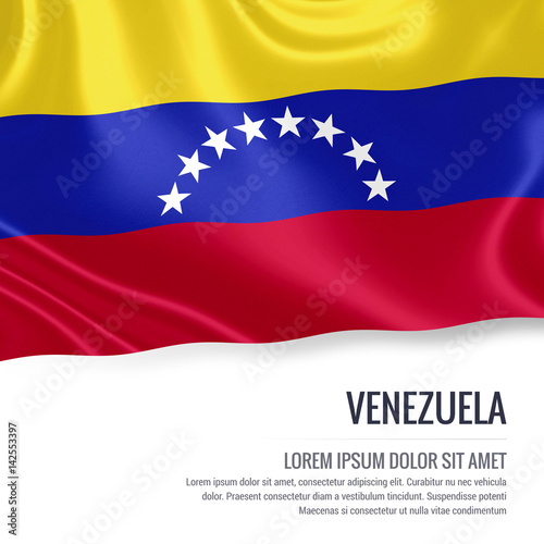 Silky flag of Venezuela waving on an isolated white background with the white text area for your advert message. 3D rendering. Free Download Silky flag of Venezuela waving on an isolated white background with the white text area for your advert message. 3D rendering. - GFXLoad